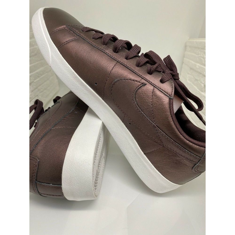 Nike Blazer Low Sneakers Leather Metallic Sz 10.5